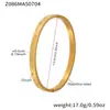 Omaca Moda Transfronteriza Nuevo Simple Acero de Titanio Moda Diamante Anillo Pulsera para Mujeres Moda Europea y Americana Pulsera para Dama Pulsera