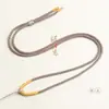 Tecelagem Manual com Fio de Ouro Pingente de Jade Ajustável Pingente de Jade Guanyin Cordão para Pendurar no Pescoço Joias para Homens e Mulheres Cordão de Colar Venda por Atacado