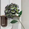 Flor Artificial Ramo Único Hortênsia Hortênsia Bella Ramo Único 90 Peças Hortênsia Grande Salão de Casamento Teto Alto Corredor Arranjo de Flores