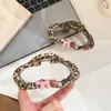 Pinza para el pelo de estilo nuevo Otoño e Invierno Coreano con Flor de Pedrería Estampado de Leopardo Pinza de Tiburón Accesorios para el Cabello Moda Francesa Pinza Retro