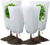 Capa de Proteção contra Geada Popular Transfronteiriça para Plantas, Capa de Proteção de Inverno para Árvores, Capa de Geada Espessada de Tecido Não Tecido, Capa de Proteção contra Frio com Zíper