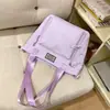Mochila Escolar para Estudiantes de Secundaria Femeninas, Gran Capacidad, Resistente y Duradera, Mochila Sencilla Estilo Coreano, Bolsa Portátil para Tutorías, Mochila para Estudiantes de Preparatoria