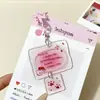 Llavero de Texto Acrílico, Lindo Colgante de Mochila de Hellokitty, Adorno Creativo de Regalo para Pareja