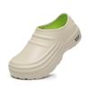 Sapatos de chef transfronteiriços para homens e mulheres eva antiderrapante à prova d'água especial para cozinha à prova de óleo resistentes ao desgaste trabalho em cozinha de hotel sapatos de trabalho para hospital