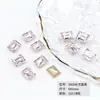 Dongzhou Cristal Super Brilhante Ovo de Pombo Nail Art Strass Acessórios DIY Strass em Forma de Coração com Base Pontiaguda Decorações de Unha Usáveis Atacado
