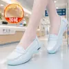 Sapatos de enfermeira com amortecimento a ar para mulheres, sola macia, respiráveis para outono e inverno, confortáveis e antiderrapantes, estilo casual, venda direta da fábrica, exclusivamente para mercados de exportação
