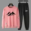 Conjunto Versátil de Sudadera y Pantalón de Chándal de Moda Pesada Americana, Nuevo Conjunto Deportivo Casual de Dos Piezas para Hombre, Primavera y Otoño