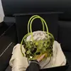 Bolsas Populares Transfronterizas de Lentejuelas para Mujer 2025 Nuevas Bolsas para Mujer Bolso Cruzado Sencillo de Cadena para el Trabajo Bolso de Hombro Tipo Cubo