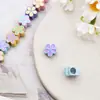 Flor de Cinco Pétalos Dibujo Animado Cuentas Espaciadoras Cadena para Teléfono Móvil Accesorios Cuentas Espaciadoras Aleación Colorida Accesorios DIY Joyería Colorida