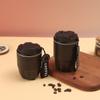 Taza Mini de Café Espesor Acero Inoxidable 304, Taza con Popote Doble para Beber de Aspecto Elegante, Taza Térmica Portátil para Hogar y Oficina