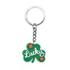 Centenas de St. Pingentes de Chaveiro Dia de São Patrício, Decorações de Chaveiro Chapéu Verde DIY de Borracha Macia em PVC, Itens de Presente