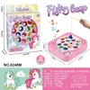 Tablero de pesca magnético giratorio eléctrico para niños de comercio exterior, juguete de pesca musical multifuncional para educación temprana para niños y niñas, venta al por mayor