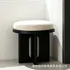 Mesa lateral de sofá para sala de estar estilo luxo leve banqueta penteadeira para quarto banqueta de maquiagem banqueta de madeira maciça para casa
