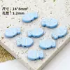 Lindo Pez Ondulado de Aleación Versátil Cuentas de Aleación Material para Pulsera Collar DIY Material de Cuentas Sueltas Material de Accesorios para Joyería
