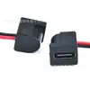 Porta Fêmea Tipo-C com Cabo LN-005 Alimentação de 2 Fios Chassi de Brinquedo Instrumento Soquete Embutido USB-C
