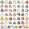 50 Peças de PVC Estilo Novo Transfronteiriço Adesivos de Graffiti de Animal Glutão Decoração Fofa de Desenho Animado Papelaria DIY Mala