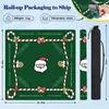Tapete de Mahjong Transfronterizo Mahjong 31.5 pulgadas Antideslizante Silencioso Suave Resistente a la Suciedad Resistente al Desgaste Borde Cerrado Venta al por Mayor de Fábrica