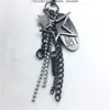 Componente de cuerda accesorios para funda de teléfono móvil decoraciones letras logo estrella hueca creativa llavero tapón para auriculares