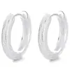 Pendientes Retorcidos para Mujer, Pendientes de Plata Pura 999, Pendientes de Lujo Ligero de Gama Alta, Clips para Orejas de Aro Lisos, Joyería de Nicho, Regalo de Cumpleaños