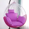 Almofada de assento para cesta suspensa, almofada de balanço para cadeira suspensa, almofada para cadeira de balanço de rattan, almofada de assento integrada espessa, transfronteiriça, almofada de assento removível e lavável