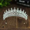 Barroco Vintage Negro Lujo Corona Novia Tiara Vestido de Boda Boda 18 Cumpleaños Femenina Corona Corona Pastel