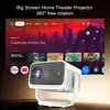 P20 Gtv Sistema Android Autofoco Google Tv Hogar Proyector Portátil Gimbal Giratorio Proyección