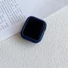 Adequado para Apple Watch 7ª Geração Capa Protetora Simples Iwatch7/8/9ª Geração S10 Case Meia-Embalagem Capa Macia Cor Pura