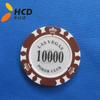 Los fabricantes suministran chips de plástico acrílico anti-falsificación bronceado fichas de entretenimiento monedas película de plástico pueden añadir LOGOTIPO