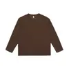 Ropa Vintage Yidao Otoño 2026 Nuevo Estilo Americano Moderno Sencillo Color Sólido Patchwork Estructurado Holgado Casual Camiseta de Manga Larga