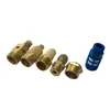Silenciador neumático de latón BSL cabeza larga cabeza plana silenciador 1/8 tipo pagoda válvula solenoide resorte cubierta interior válvula de aceleración