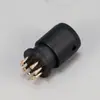Conector de Sinal M8 Macho e Fêmea Mini Nylon Núcleo de Borracha Plug para Veículo Elétrico Plug de Aviação Conector à Prova d'Água M8