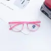 1013 Nuevas Gafas Anti-luz Azul Redondas Lindas Moda Color Gelatina Niños Niños y Niñas Gafas Planas Gafas de Protección Ocular