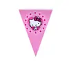 Nueva Colección de Banderines Triangulares con Temas de Dibujos Animados para Decoración de Fiestas de Cumpleaños y Festividades, Accesorios y Pancartas