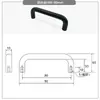Reemplazo para Asa de Aleación de Aluminio Uwanea10/Uwanb10 Asa de Aluminio Ls511 Asa Sólida Xyae11/12