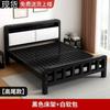 Cama de Ferro Forjado 1,8m Cama de Casal para Uso Doméstico 1,5m Cama de Solteiro Cama com Estrutura de Ferro Espessada Reforçada Cama Tatami para Dormitório