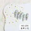Populares Calcomanías Florales de Margarita para Uñas para la Noche, Serie Sol de Verano, Arte de Uñas de Girasol, Lindas