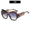 Gafas de sol poligonales de nueva moda transfronterizas, lujo ligero europeo y americano, gafas decorativas simples y casuales, gafas de sol de celebridad de internet para pasarela