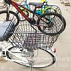 Cesta de alambre para bicicleta cesta para mochila escolar de estudiante estante para bicicleta de montaña cesta para verduras cesta de hierro para bicicleta equipo para bicicleta de montaña