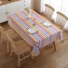 Suprimento de Comércio Exterior Toalha de Mesa Impermeável e à Prova de Óleo de PVC Nórdica para Mesa de Jantar Mesa de Centro Retangular Toalha de Mesa Não Lavável Anti-escaldante Pano de Mesa para Jantar