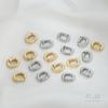 Hebilla Universal Ovalada con Forma de O con Extremos Abiertos Chapada en Oro de 14K Galvanizado Hecha a Mano DIY Pulsera de Perlas Collar Joyería Hebilla de Conexión