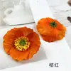 Cabeças de flor de papoula artificiais, Acessórios DIY de cabeça de flor falsa de margarida, Materiais para grampos de cabelo, Decorações para fotografia de casa