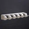 Estante Multifuncional para Balcón, Baño, Inodoro, Escoba, Paraguas, Gancho de Pared, Clip para Mopa, Estante de Almacenamiento