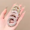 Elástico de Cabelo Simples Anel de Cabelo Elástico Alto Tendão de Borracha Durável Corda de Cabelo Bola Feminina Corda de Cabelo com Sensação Avançada Adornos de Cabelo