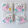 Paquete de 40 pañuelos pequeños infantiles con diseño de dibujos animados, portátiles, impresos, hechos de pulpa de madera virgen, adecuados para uso tanto seco como húmedo