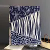 Novedad Otoño e Invierno Calentador de Cuello de Cachemira Sintética Bufanda Gruesa Extendida Pañuelo para la Cabeza Minoría Étnica Chal Versátil Ropa de Abrigo para Mujer