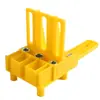 Localizador de Punzón Recto para Carpintería 6/8/10mm Herramienta de Taladro de Posicionamiento Central de Mano Abreagujeros para Tarugos de Madera