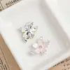 Aleación Gota de Aceite Flor Fresca Hoja de Ginkgo Ins Pequeña Fragancia Collar Pendientes Pulsera Colgante de Joyería DIY