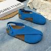 Sandálias Femininas Fechadas com Solas Grossas, Estilo Romano, Novidade Primavera/Verão 2026 Sapatinhos Slip-On Vazados Estilo Birkenstock, Sapatos de Cortiça Estilo Birkenstock