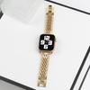 Adequado para Pulseira Apple Watch, Metal Iwatchs110, Pulseira com Cinco Fileiras de Pedras de Diamante, Liga de Zinco, Modelo Popular de Venda Transfronteiriça
