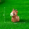 Nuevo producto transfronterizo: Figuritas de búho y ardilla en miniatura para crear paisajes de jardín, adornos decorativos DIY, accesorios colgantes y piezas decorativas pequeñas